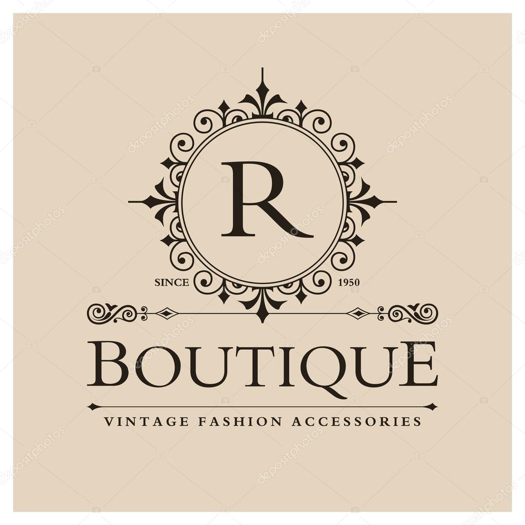 Boutique Logo Design with Letter R