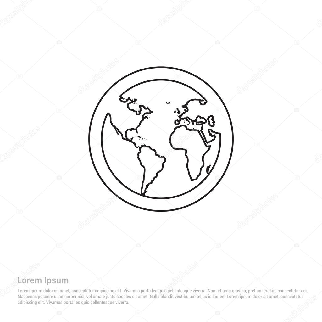 world globe icon