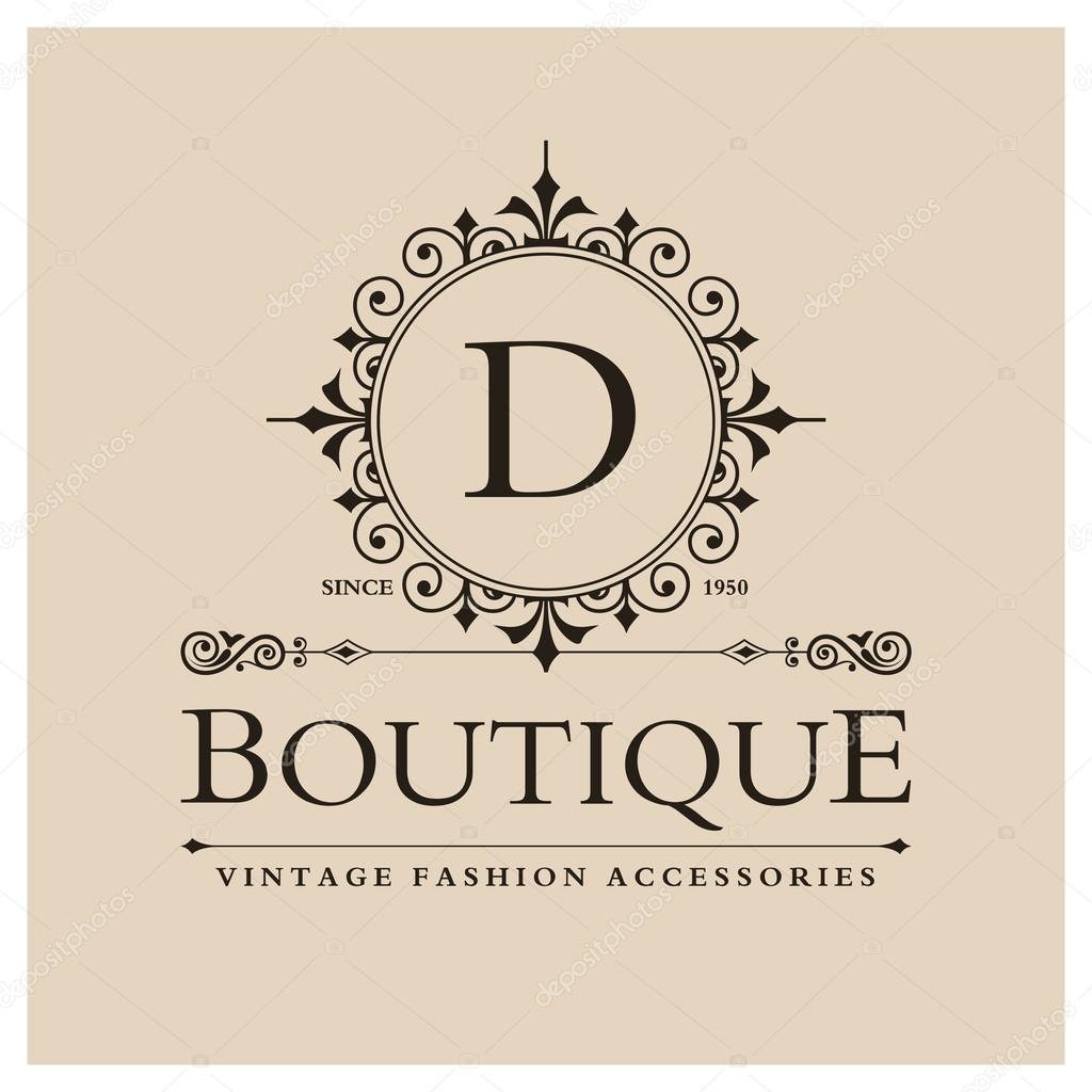 Boutique Logo Design With Letter D Stock Vector By ibrandify 93233234