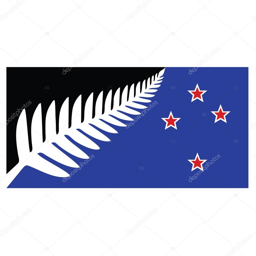 New Zealand  floral flag