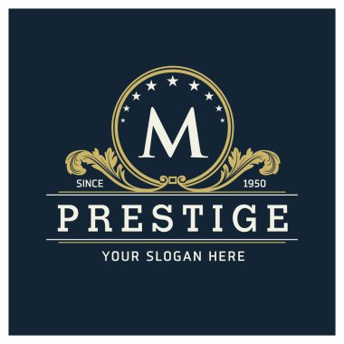 Şirket Logo şablonu M harfinden