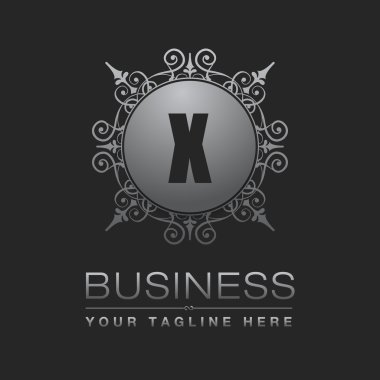 X harfi ile iş Logo tasarımı