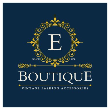Boutique Logo Design with Letter E