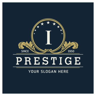 Company Logo Template with Letter I