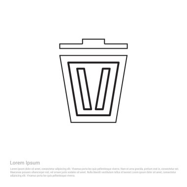 çöp kutusu simgesini