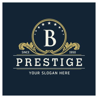 Company Logo Template with Letter B