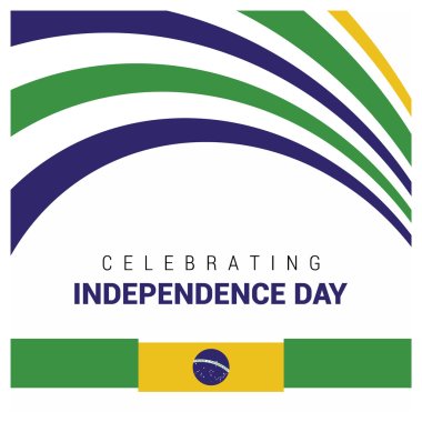 Brezilya bağımsızlık günü kartı