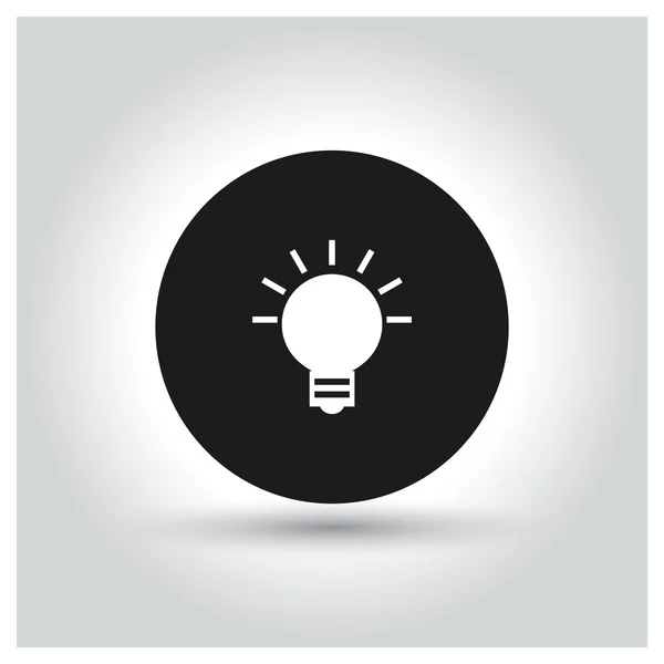 Icône ampoule. — Image vectorielle
