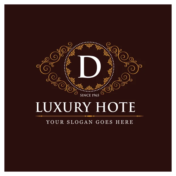 Luxury Hotel Logo template — Stock Vector