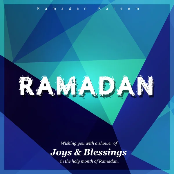 Iszlám Ramadan grafikai tervezés — Stock Vector