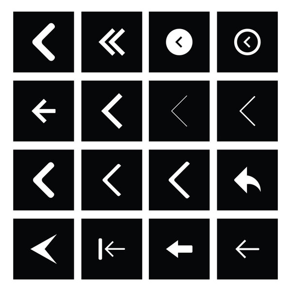 Arrows icon set