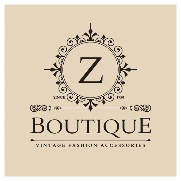 Boutique Logo ontwerp met de Letter Z — Stockvector