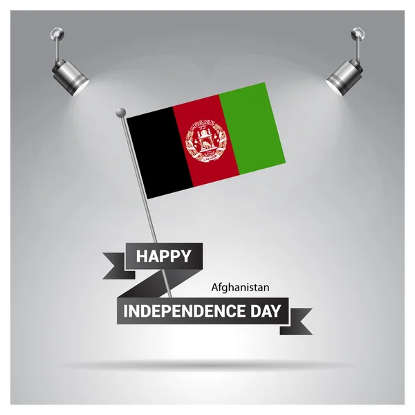 Poster Día de la Independencia de Afganistán — Archivo Imágenes Vectoriales