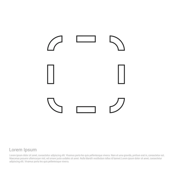 Icône de pictogramme contour — Image vectorielle