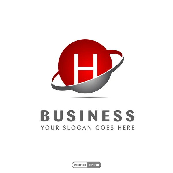 Empresa letra H logo — Vector de stock