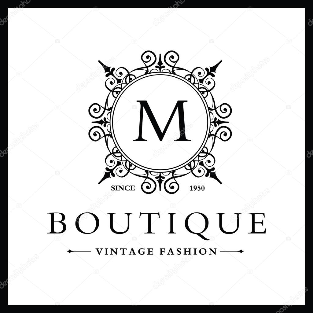 Boutique Logo Design with Letter M