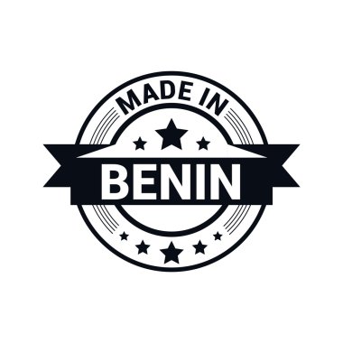 Benin - yuvarlak lastik damga tasarım yapılan