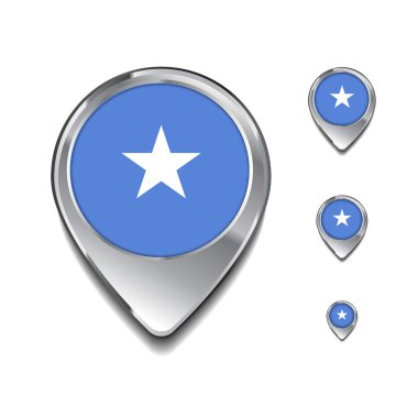 Somali bayrağı pin göster