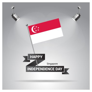 Singapur Bağımsızlık günü poster