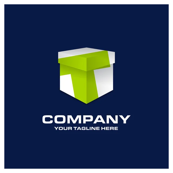 T letra logo — Vector de stock