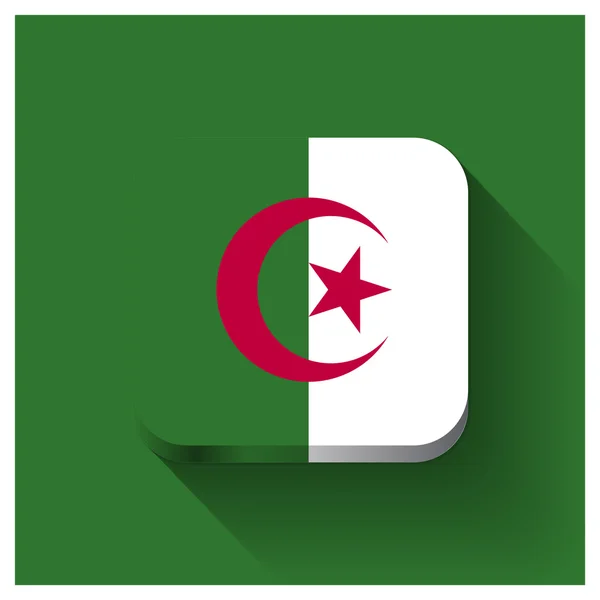 Algeria flag icon — Stock Vector