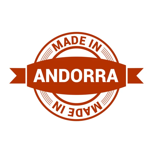 I andorra stämpel — Stock vektor