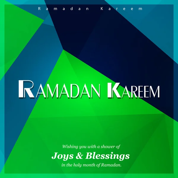 Ramadan Kareem üdvözlőkártya — Stock Vector