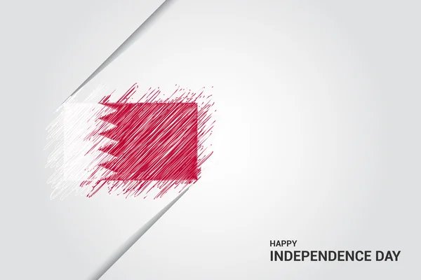 Poster Hari Kemerdekaan Bahrain - Stok Vektor