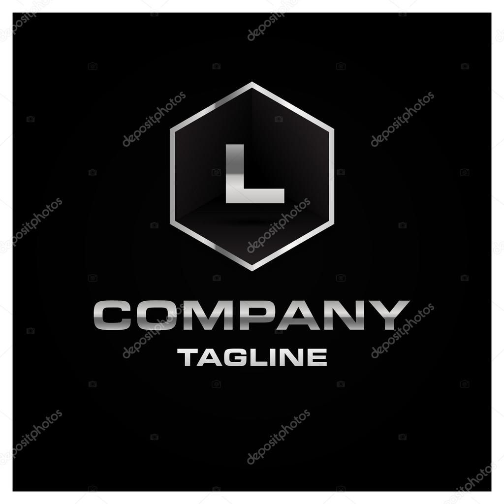Letter L logo. Alphabet logotype vector design.