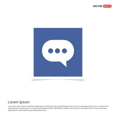 konuşma balonu sohbet simgesi