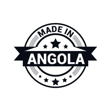 Angola'da yaptım. Yuvarlak lastik damga tasarım