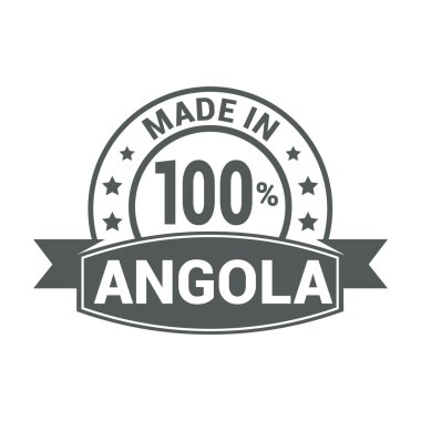 Angola'da yaptım. Yuvarlak lastik damga tasarım