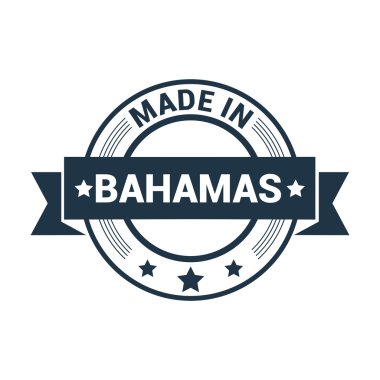 Bahamalar - yuvarlak lastik damga tasarım yapılan