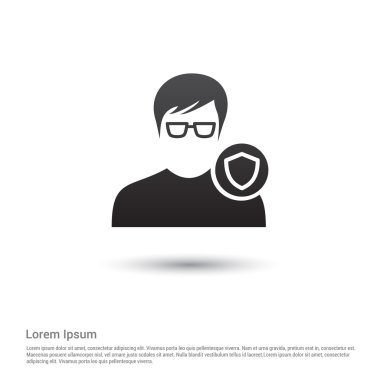 Korumalı kullanıcı simgesi