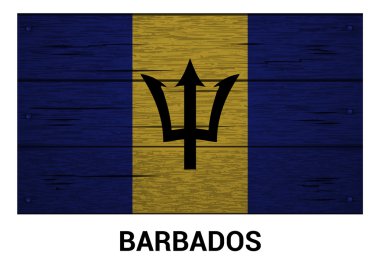 Barbados ahşap bayrak