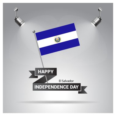El Salvador Bağımsızlık günü poster