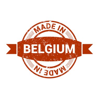 Belçika - yuvarlak lastik damga yapılmış