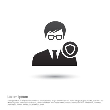 Korumalı kullanıcı simgesi