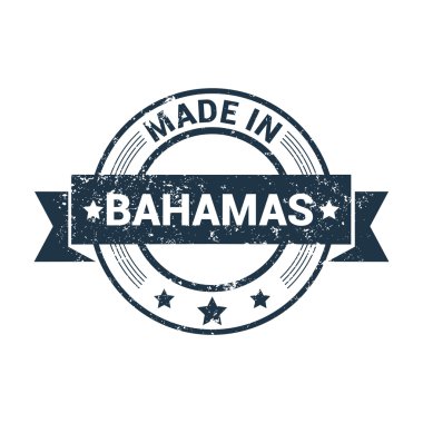 Bahamalar - yuvarlak lastik damga tasarım yapılan