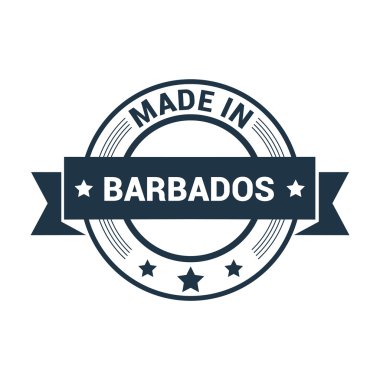 Barbados - yuvarlak lastik damga yapılmış