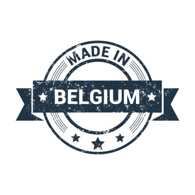 Belçika - yuvarlak lastik damga yapılmış