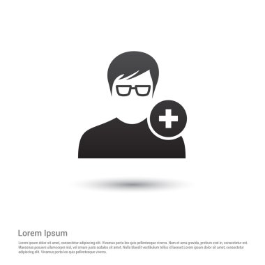 Kullanıcı simgesi, sembol simge ekle