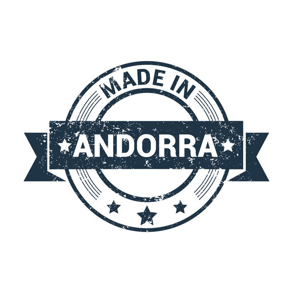 made in Andorra stamp
