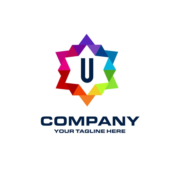 U Letter Logo Icon — Stock Vector