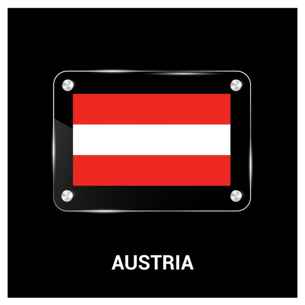 Austria flag icon — Stock Vector