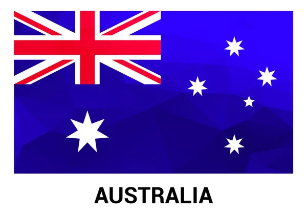 Australische Flagge — Stockvektor
