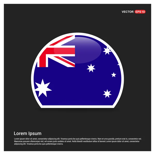 Australia Country Flag — Stock Vector