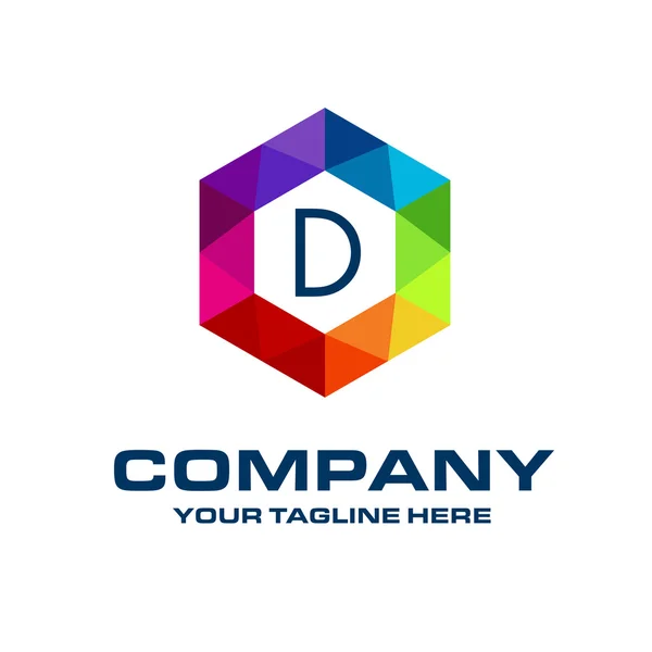 Ícone do logotipo da letra D —  Vetores de Stock