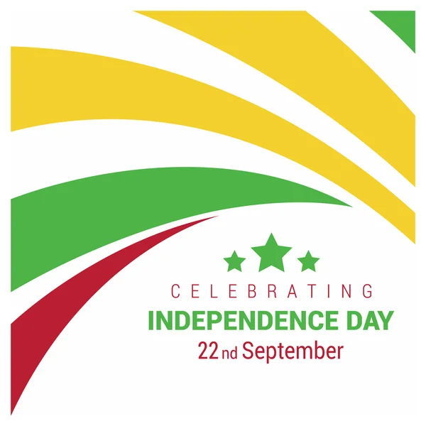 Dzień Niepodległości Mali karty — Wektor stockowy
