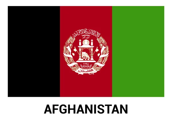 Vektor Afganisztán zászló — Stock Vector